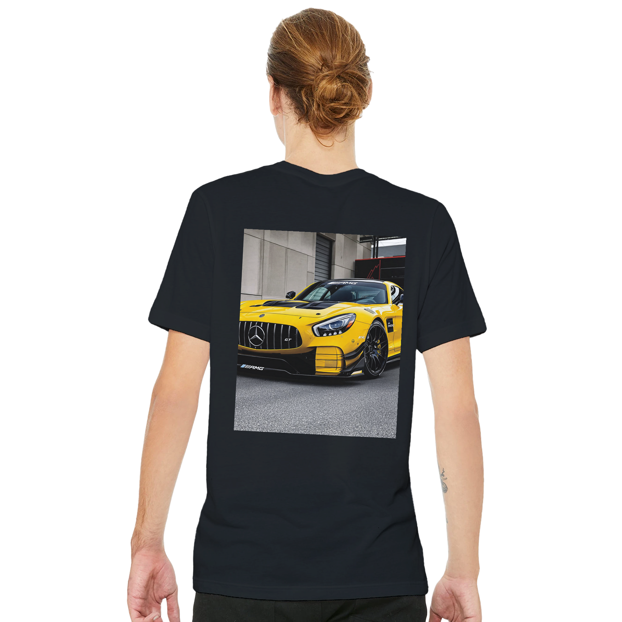 Mercedes Amg Gt Black T-Shirt — detail view | Wild Thread Co