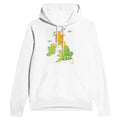 Met Office Weather Map Funny British Humour Hoodie Navy Gorpcore Gift - Wild Thread Co