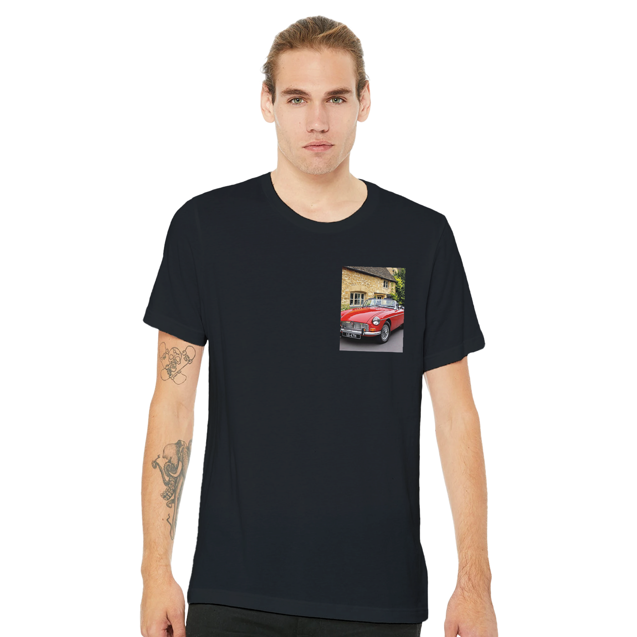 Mg B Roadster T-Shirt — detail view | Wild Thread Co
