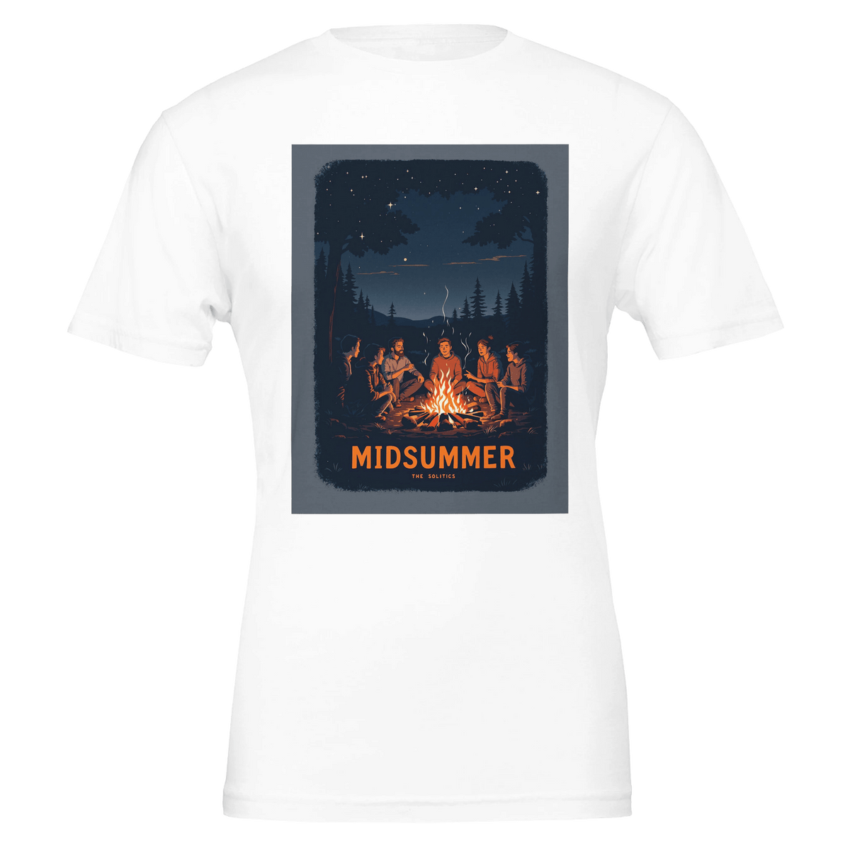 Midsummer Solstice Campfire T-Shirt | Winter Solstice Gift UK - Wild Thread Co