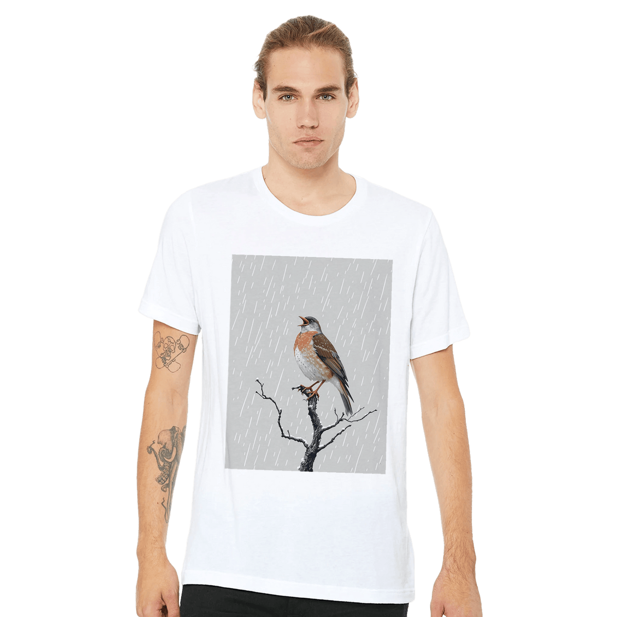 Mistle Thrush Stormcock British Bird T-Shirt Gift - Wild Thread Co
