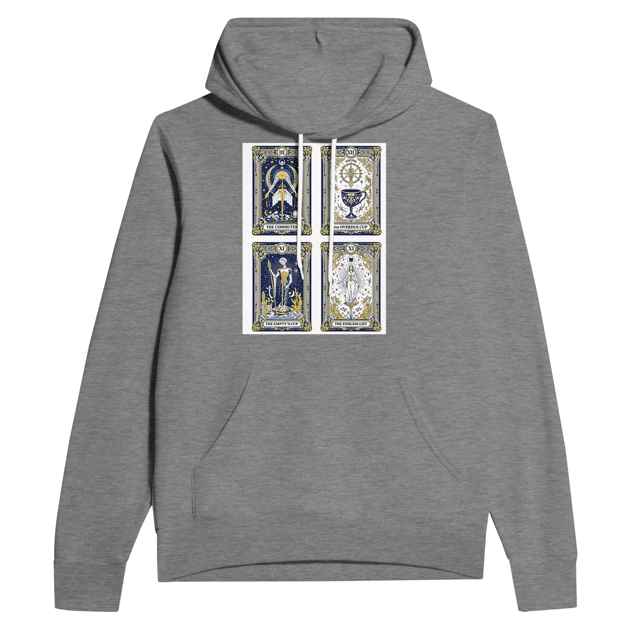 Modern Tarot Card Hoodie | Witchy Gift | Unisex Hoodie Navy - Wild Thread Co