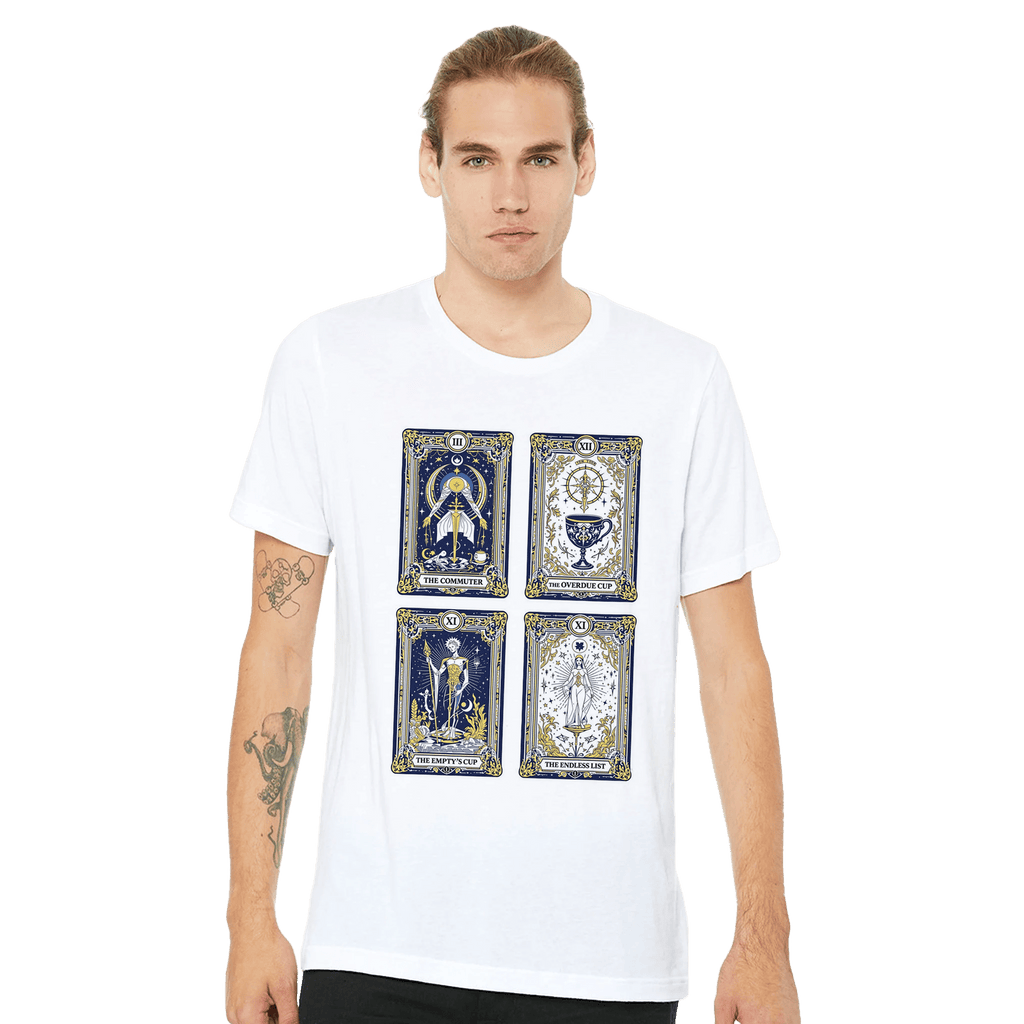 Modern Tarot Card T-Shirt | Witchy Gift | Unisex Tee Navy - Wild Thread Co
