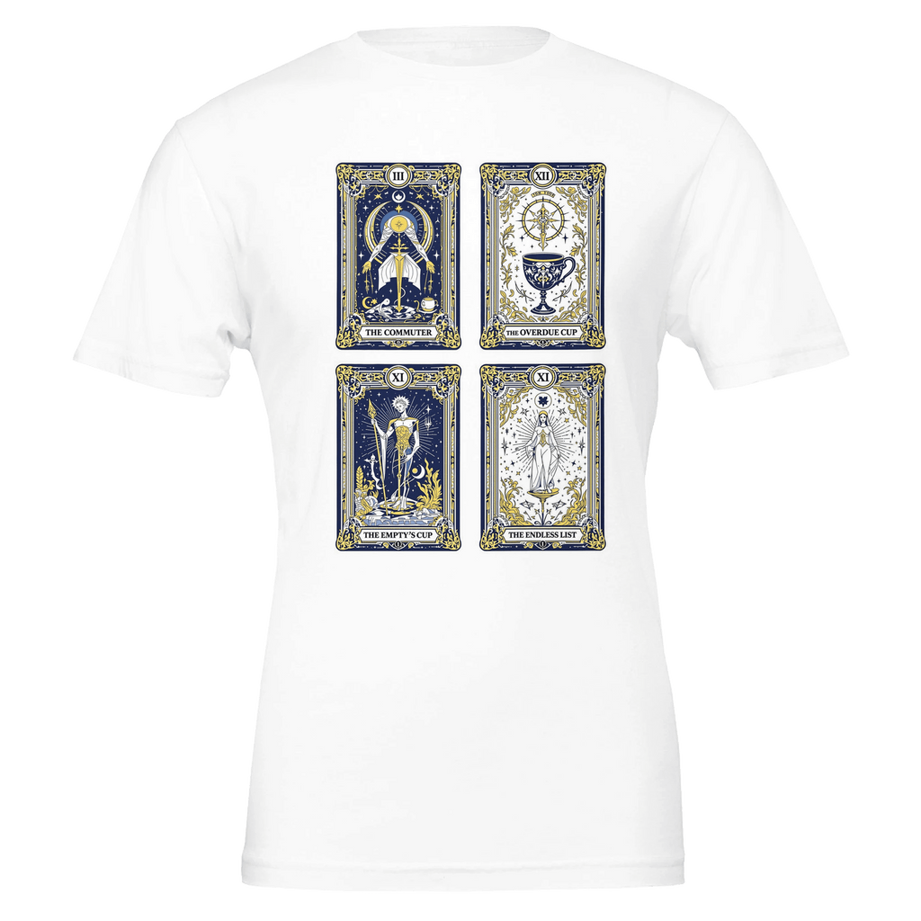 Modern Tarot Card T-Shirt | Witchy Gift | Unisex Tee Navy - Wild Thread Co