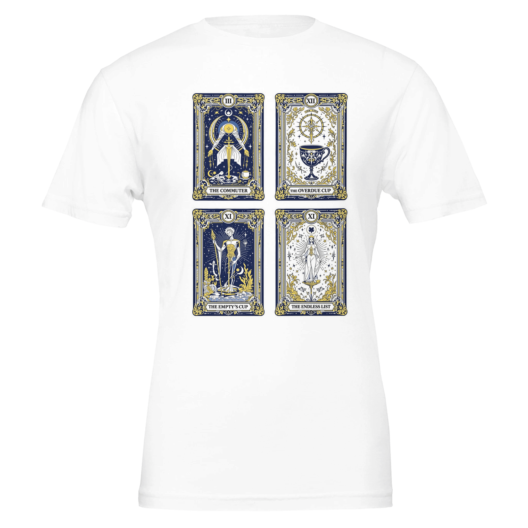 Modern Tarot Card T-Shirt | Witchy Gift | Unisex Tee Navy - Wild Thread Co