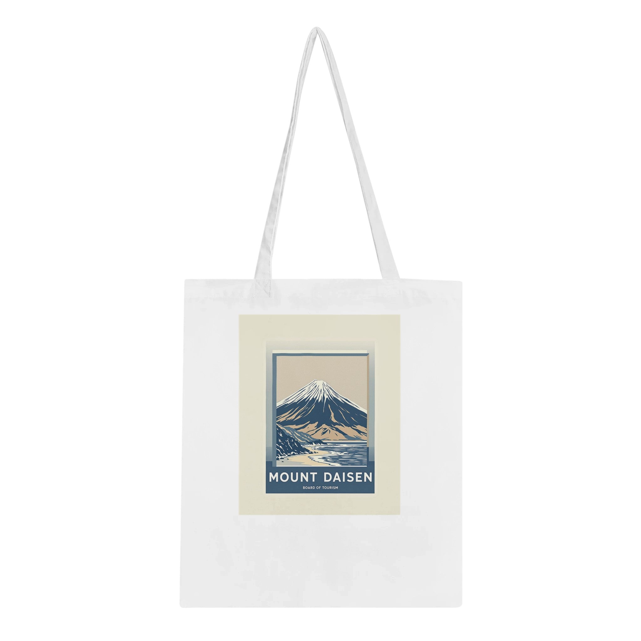 Mount Daisen Vintage Travel Tote Bag Cotton Shopper UK — Tote Bag | Wild Thread Co UK