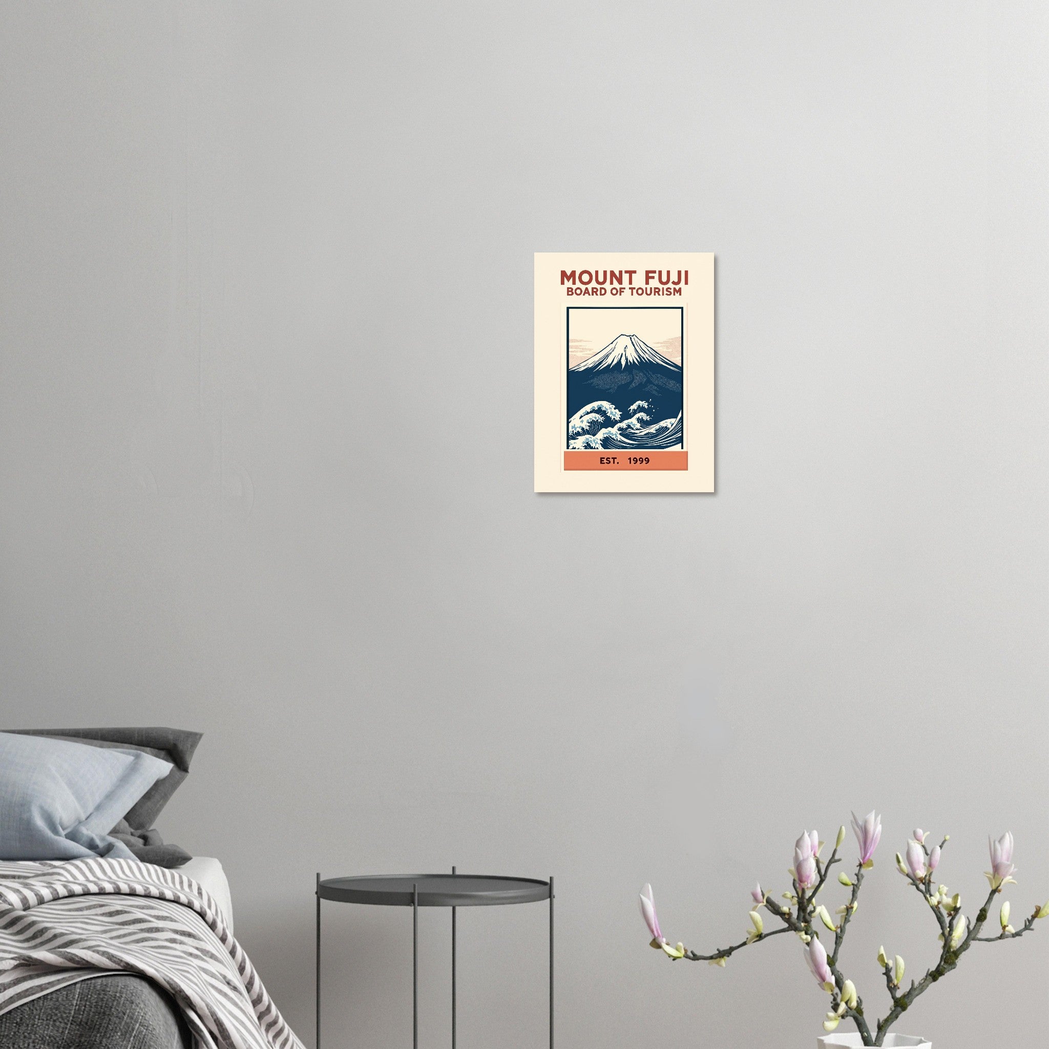 Mount Fuji Vintage Travel Art Print Art Print — detail view | Wild Thread Co