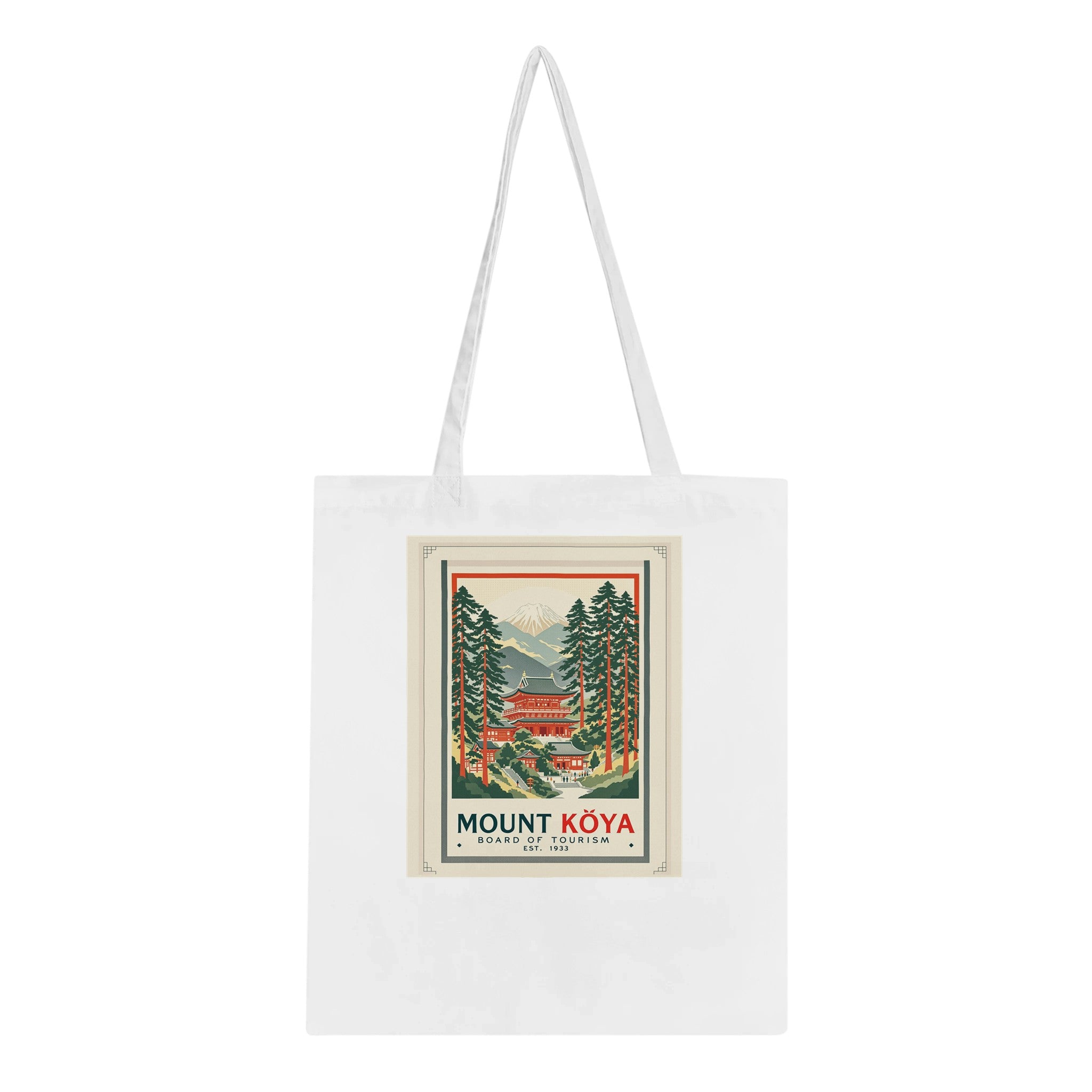Mount K Ya Vintage Travel Tote Bag Cotton Shopper UK — Tote Bag | Wild Thread Co UK