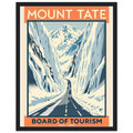 Mount Tate Vintage Travel Framed Print Wall Art Ready to Hang UK — Framed Art Print | Wild Thread Co UK
