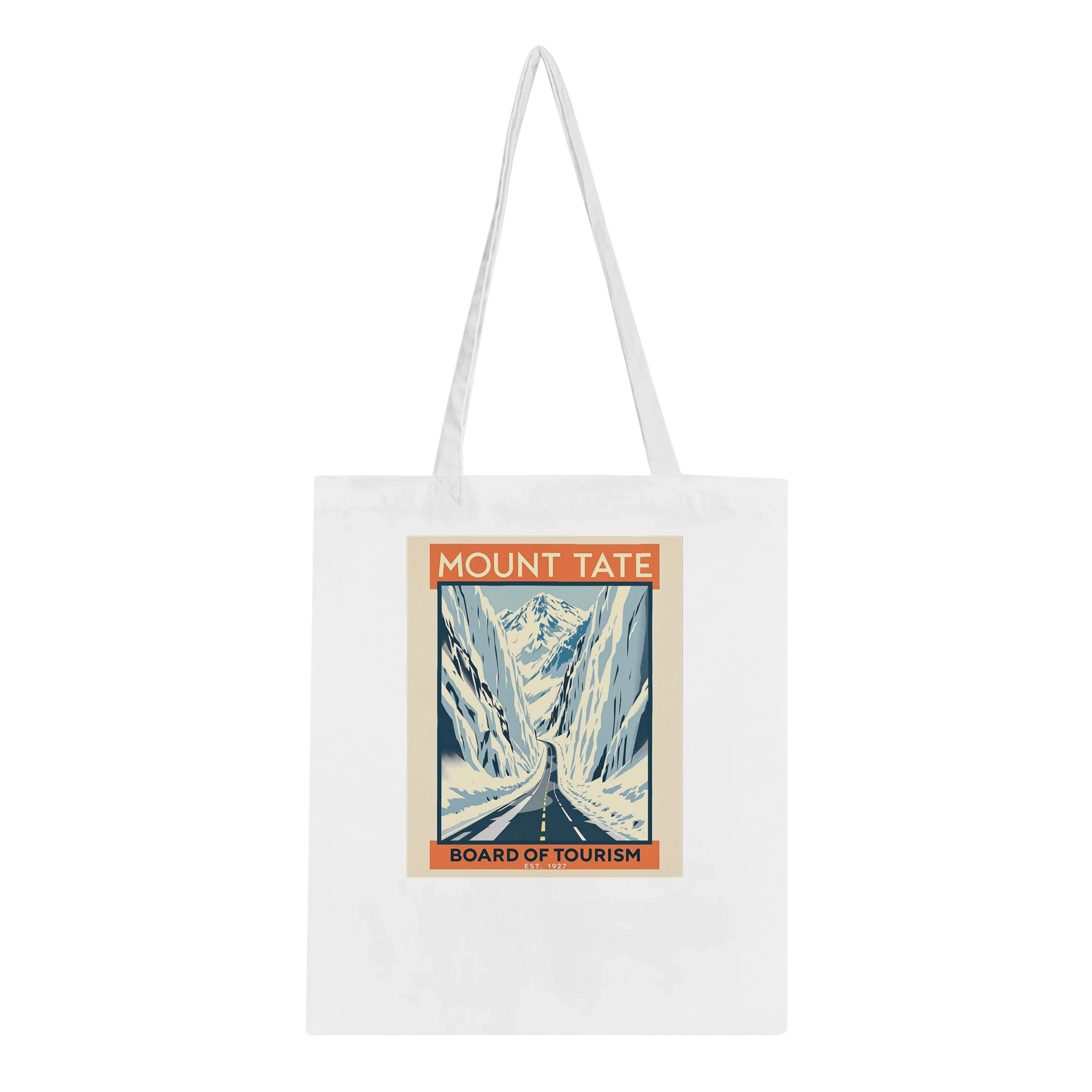 Mount Tate Vintage Travel Tote Bag Cotton Shopper UK — Tote Bag | Wild Thread Co UK