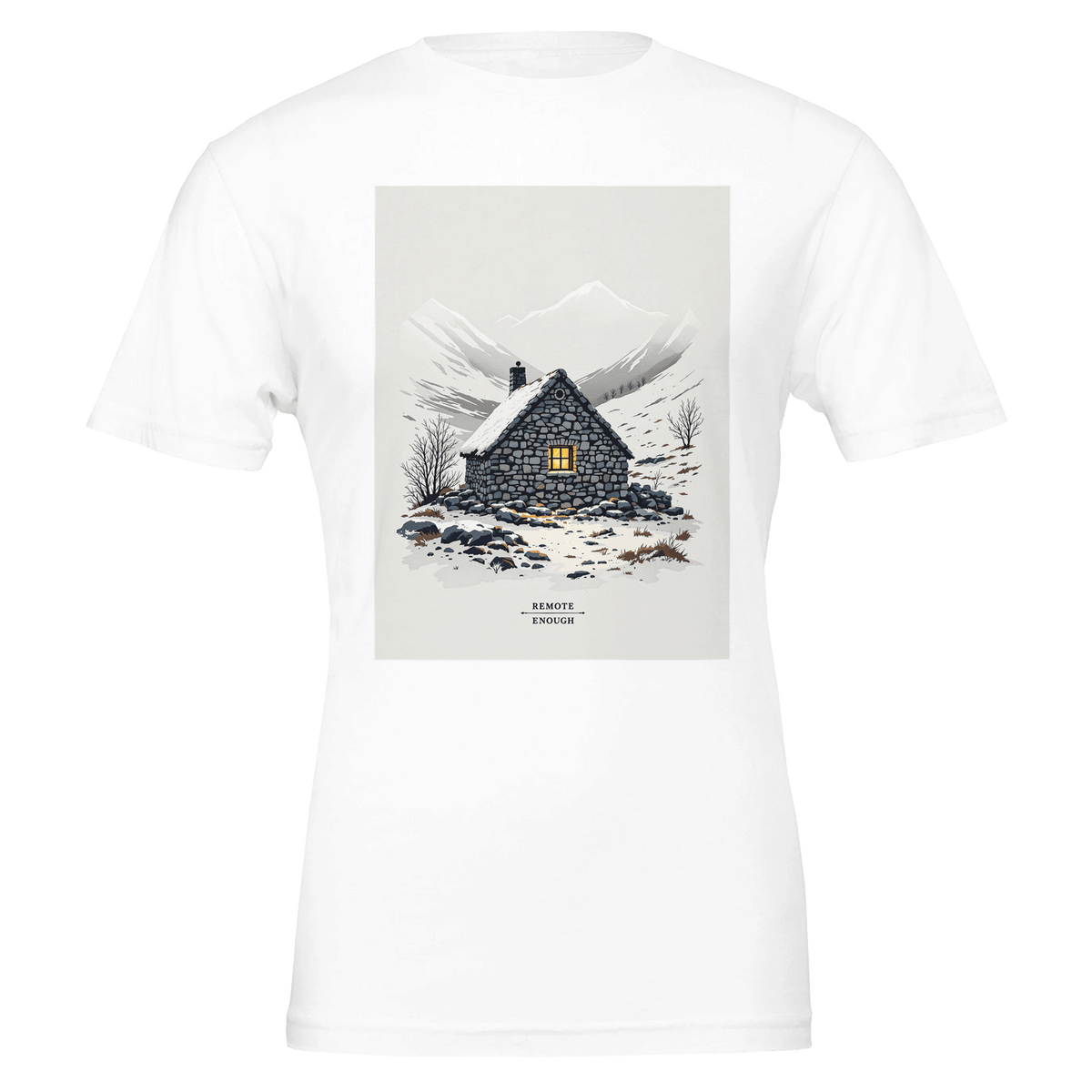 Mountain Bothy T-Shirt | Scotland Outdoor Shirt | Hiking Gift - Wild Thread Co