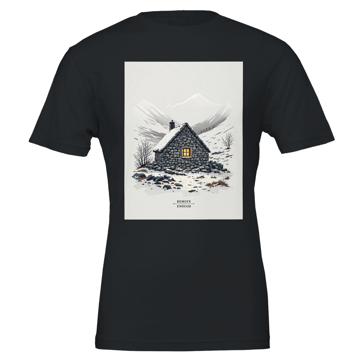 Mountain Bothy T-Shirt | Scotland Outdoor Shirt | Hiking Gift - Wild Thread Co