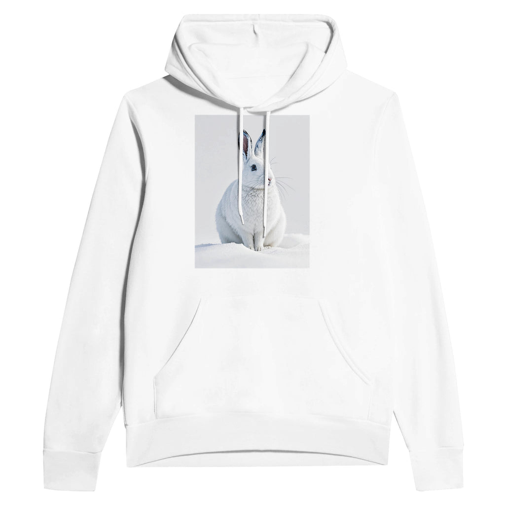 Mountain Hare Winter Wildlife Hoodie | Scottish Nature Gift - Wild Thread Co