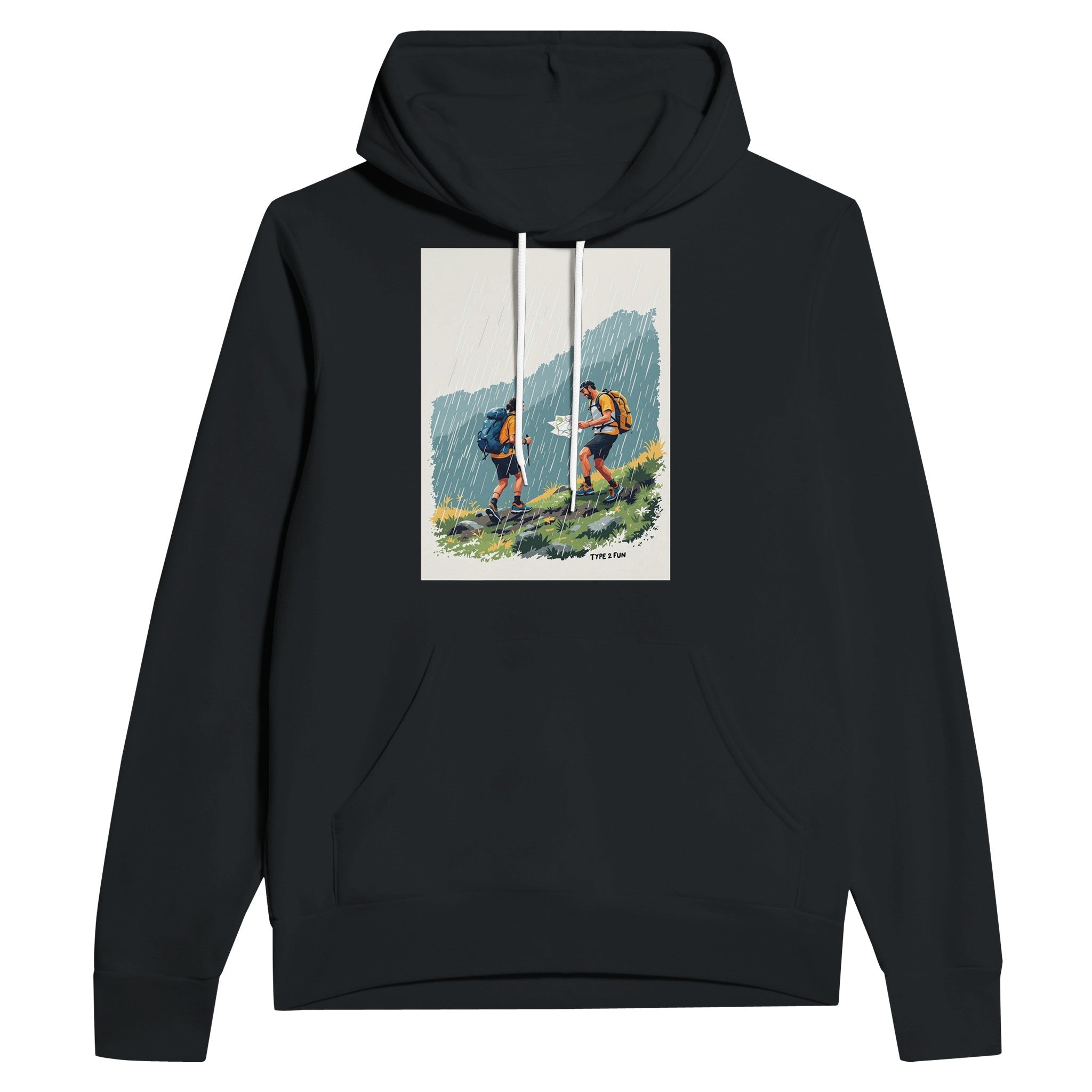 Mountain Marathon Hoodie | Fell Running Gift | Endurance Humour Hoodie - Wild Thread Co