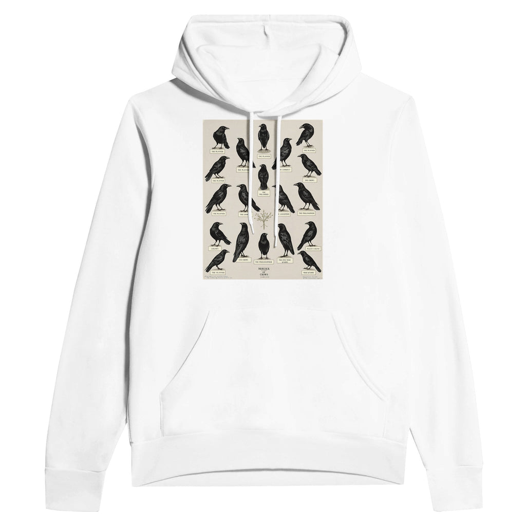 Murder of Crows Natural History Hoodie | Dark Academia Hoodie - Wild Thread Co