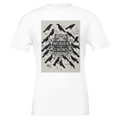 Murder of Crows Navy T-Shirt | Dark Academia Raven Gift Gothic Nature Tee - Wild Thread Co