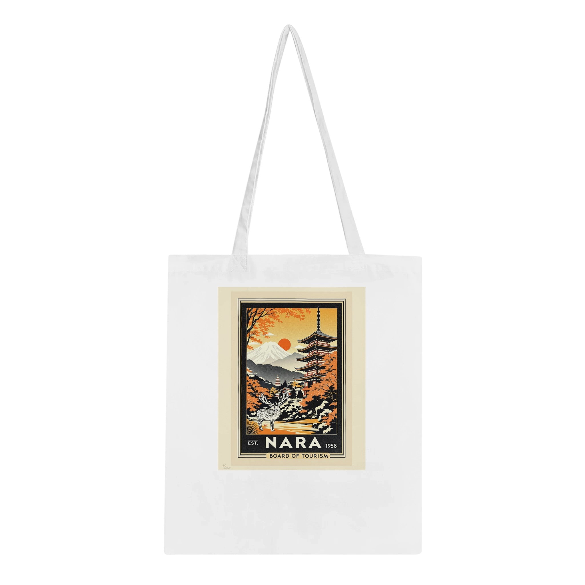 Nara Vintage Travel Tote Bag Cotton Shopper UK — Tote Bag | Wild Thread Co UK
