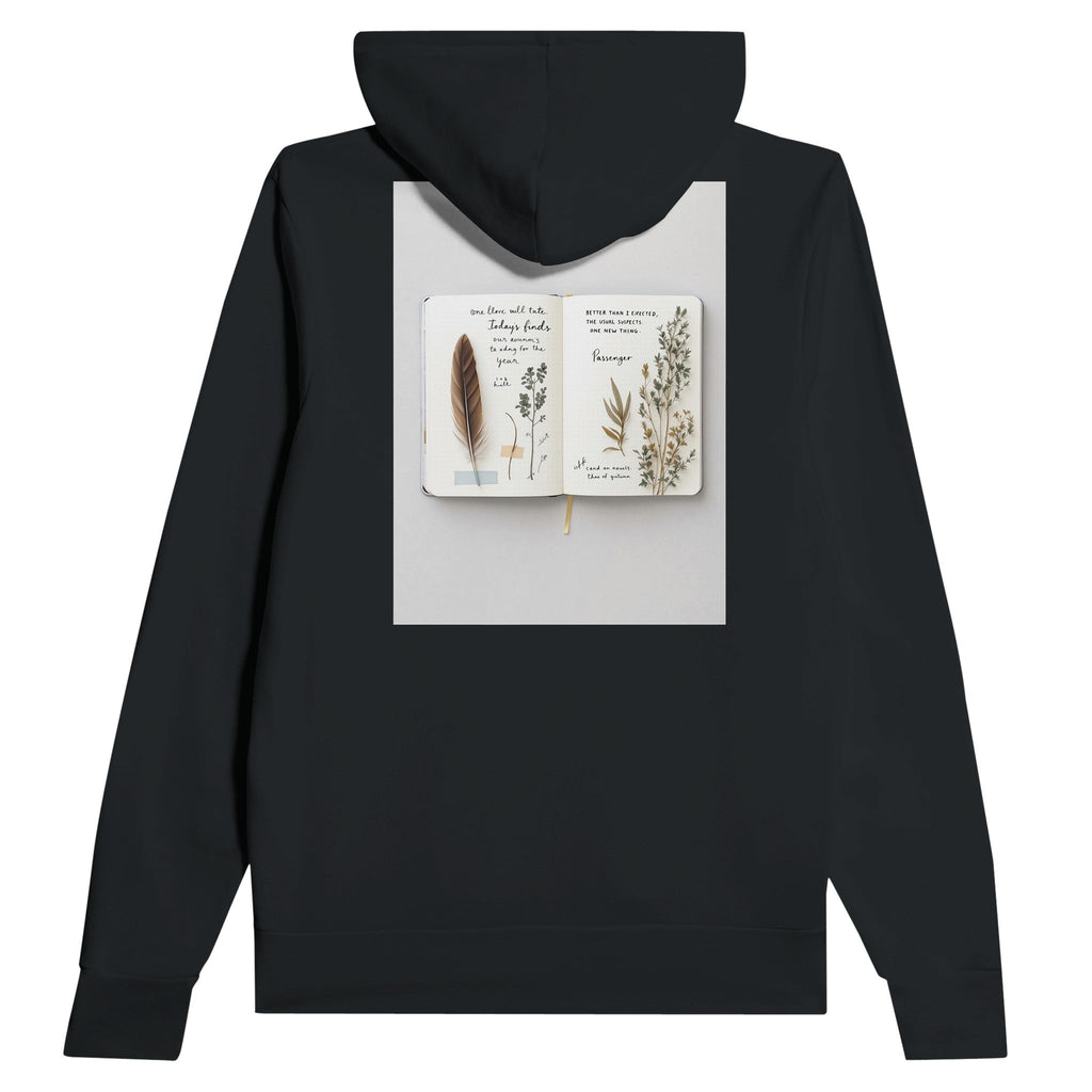 Naturalist Field Journal Hoodie | Nature Sketch Hoodie UK - Wild Thread Co