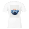 New Day Mountain Light Alpenglow Navy T-Shirt | Outdoor Inspiration Gift - Wild Thread Co