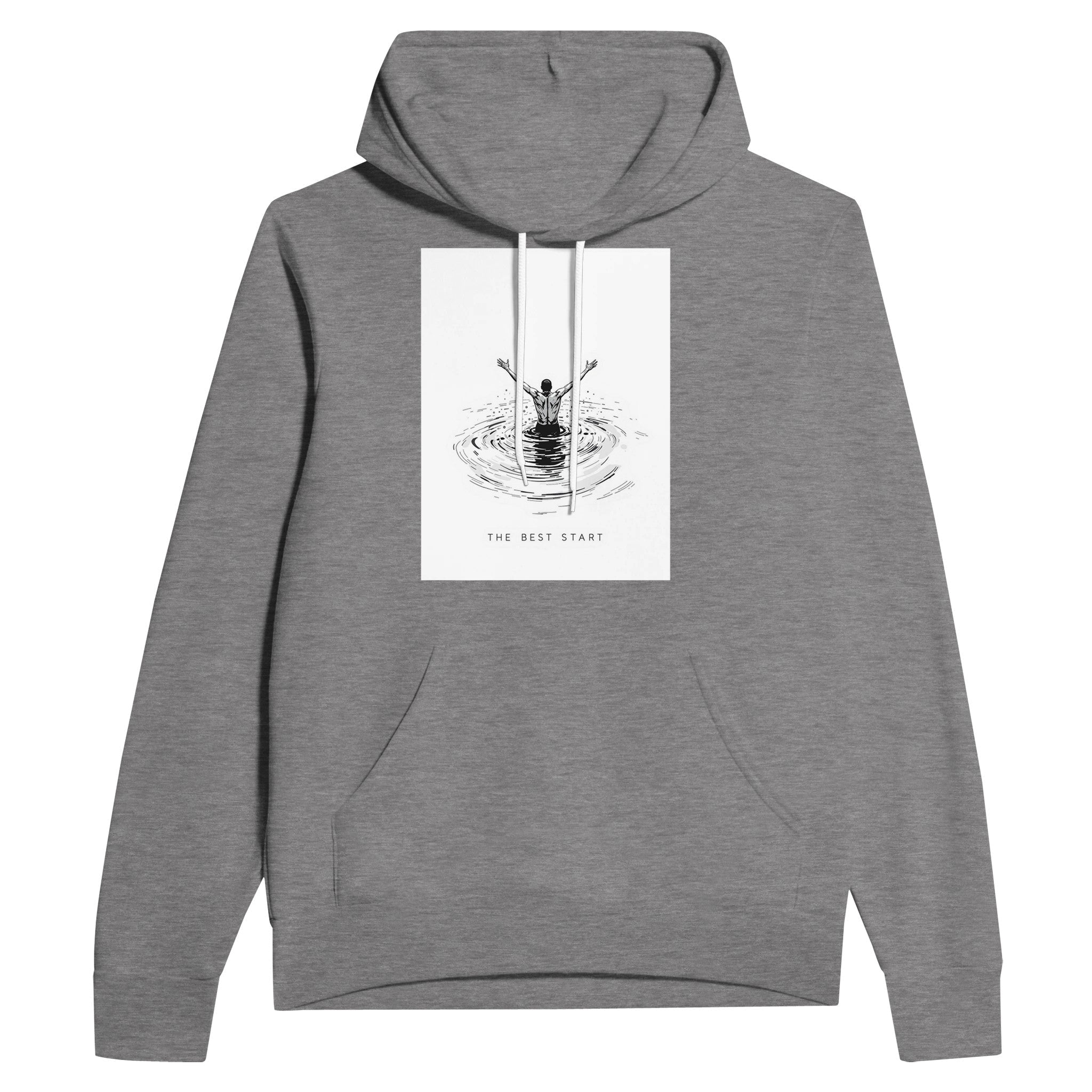 New Year Swim Hoodie | January Dip Wild Swimming Gift Unisex Hoodie - Wild Thread Co