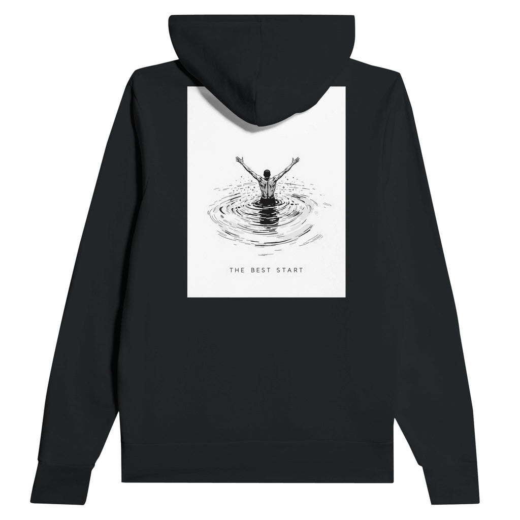 New Year Swim Hoodie | January Dip Wild Swimming Gift Unisex Hoodie - Wild Thread Co