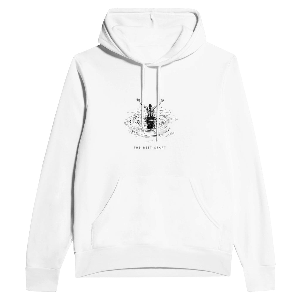New Year Swim Hoodie | January Dip Wild Swimming Gift Unisex Hoodie - Wild Thread Co