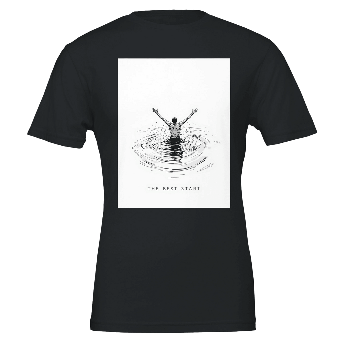New Year Swim Shirt | January Dip Wild Swimming Gift Unisex Tee - Wild Thread Co
