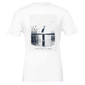 Night Heron Estuary Moonrise T-Shirt | Wildlife Nature Tee - Wild Thread Co