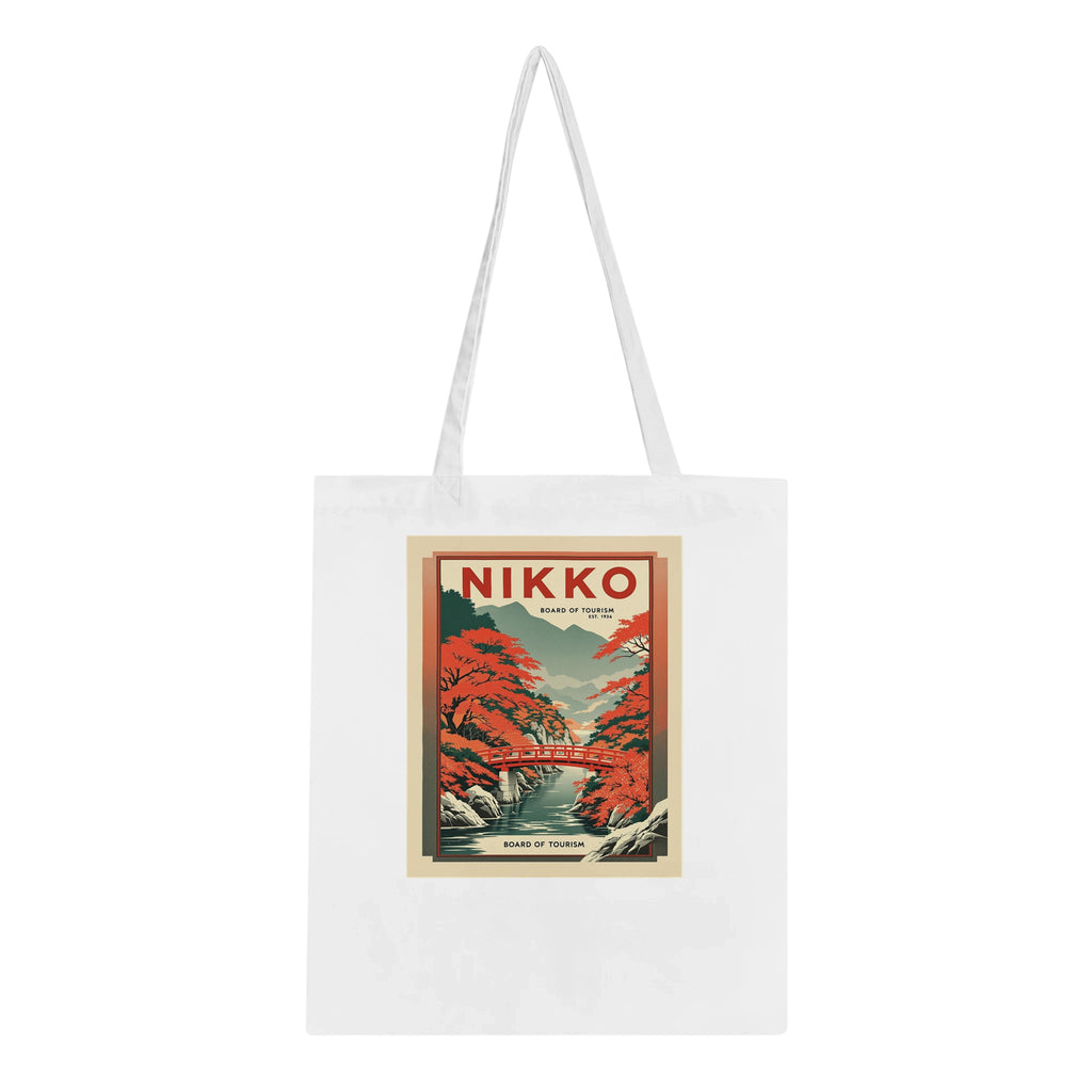 Nikko Vintage Travel Tote Bag Cotton Shopper UK — Tote Bag | Wild Thread Co UK