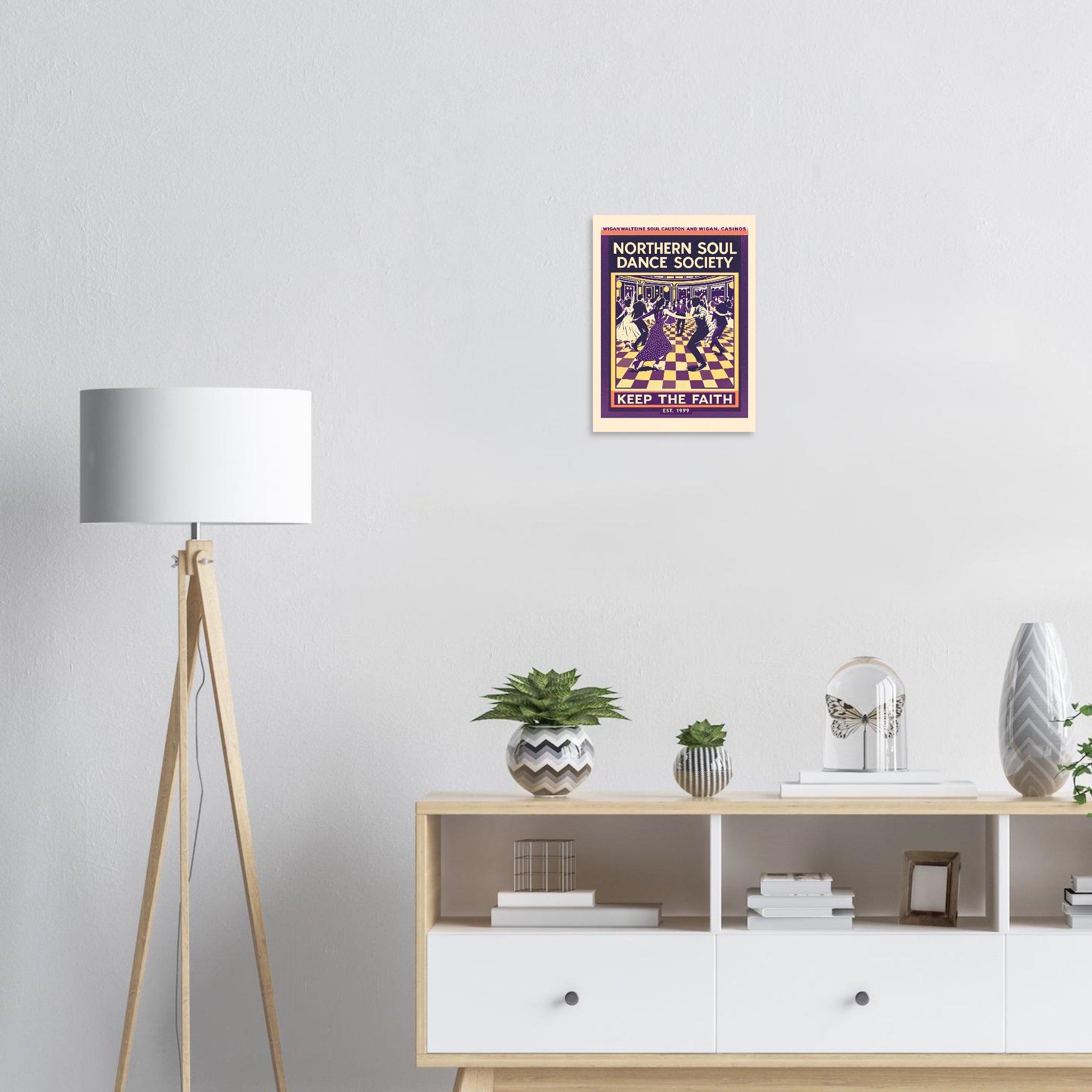 Northern Soul Vintage Travel Art Wall Art UK Art Print — Art Print | Wild Thread Co UK