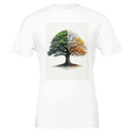 Oak Tree Four Seasons T-Shirt | Tree Lover Gift UK - Wild Thread Co