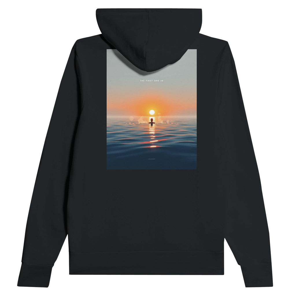 Open Water Swimming Hoodie | Dawn Swimmer Gift | Wild Swimming Hoodie - Wild Thread Co