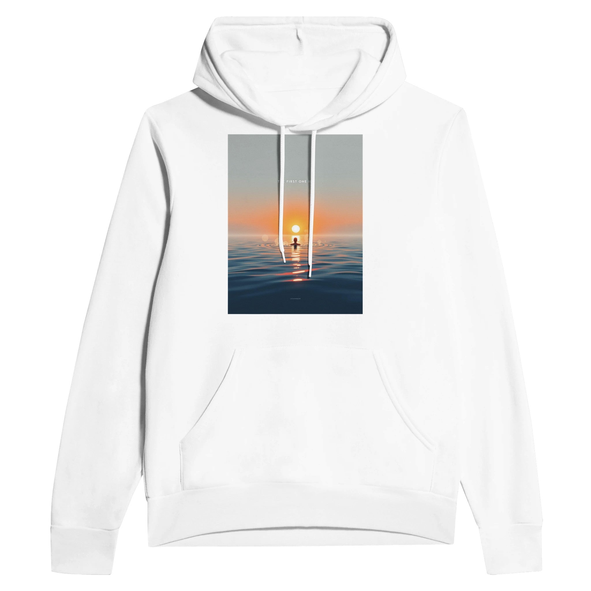 Open Water Swimming Hoodie | Dawn Swimmer Gift | Wild Swimming Hoodie - Wild Thread Co