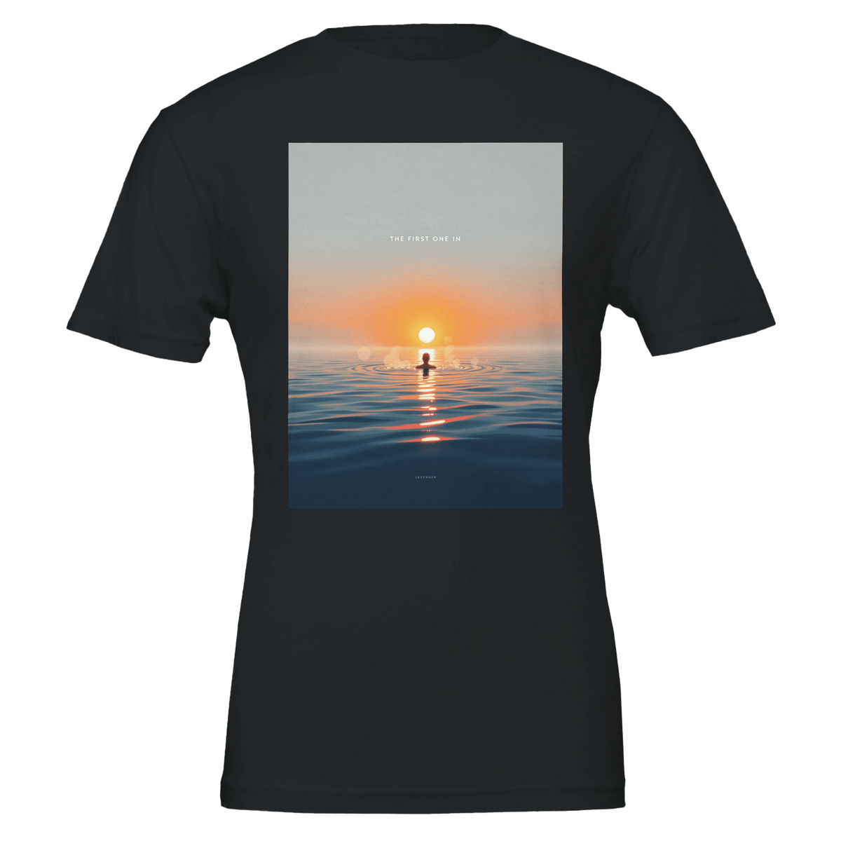 Open Water Swimming T-Shirt | Dawn Swimmer Gift | Wild Swimming Tee - Wild Thread Co