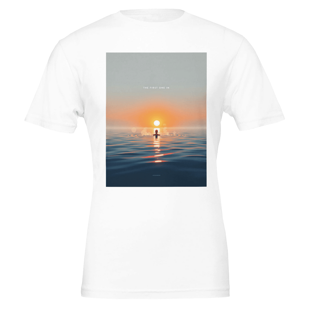 Open Water Swimming T-Shirt | Dawn Swimmer Gift | Wild Swimming Tee - Wild Thread Co