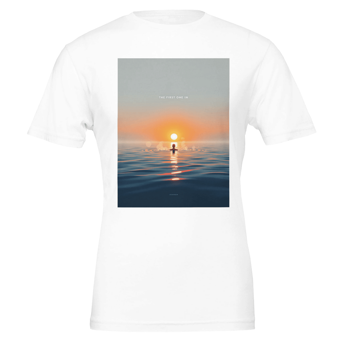 Open Water Swimming T-Shirt | Dawn Swimmer Gift | Wild Swimming Tee - Wild Thread Co