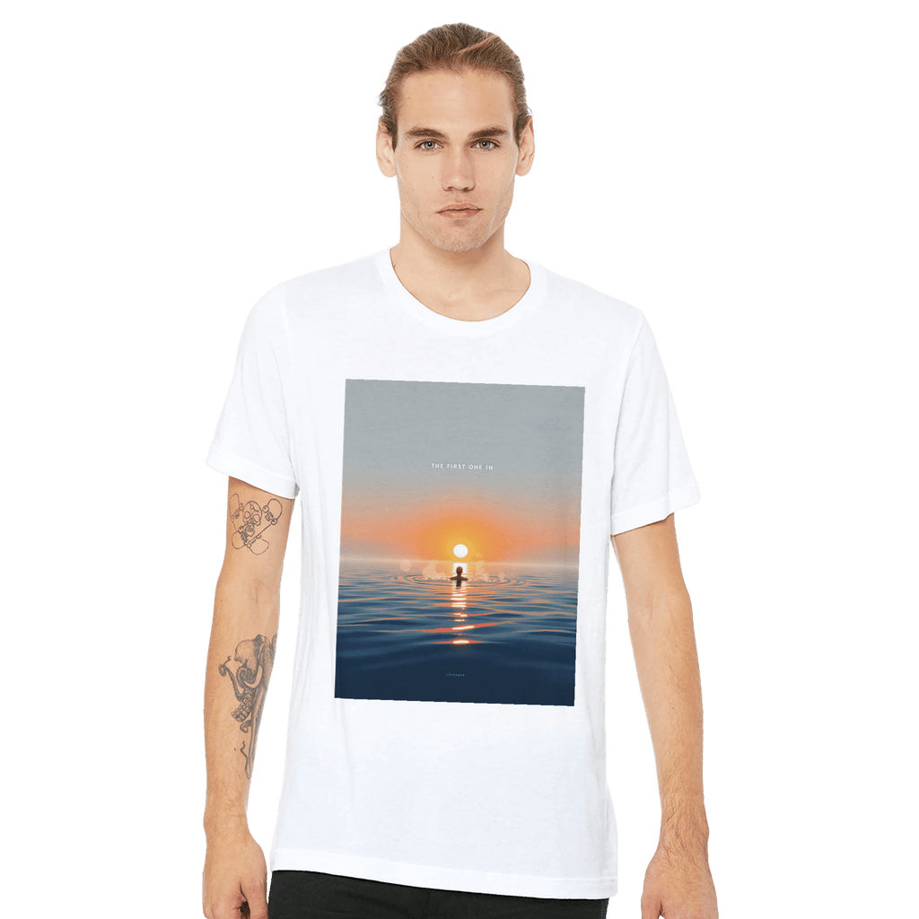 Open Water Swimming T-Shirt | Dawn Swimmer Gift | Wild Swimming Tee - Wild Thread Co