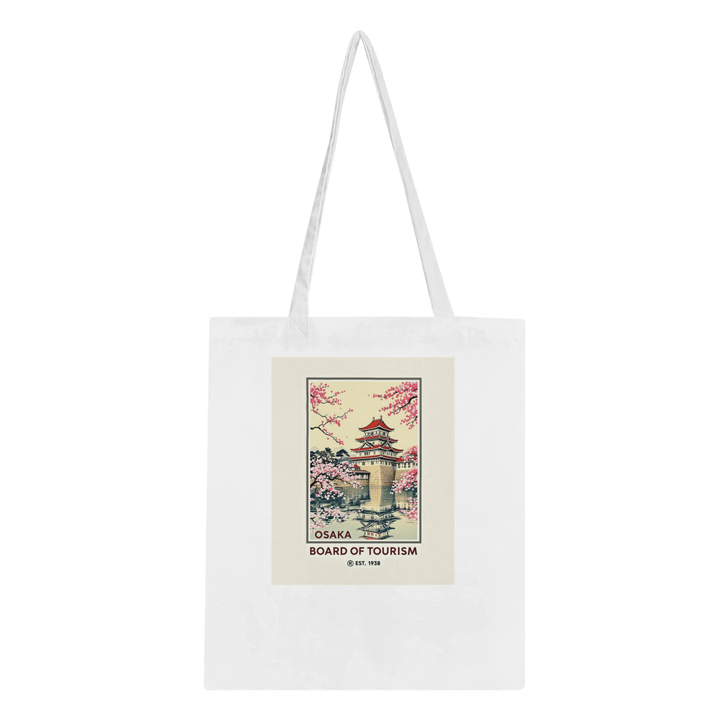 Osaka Vintage Travel Tote Bag Cotton Shopper UK — Tote Bag | Wild Thread Co UK