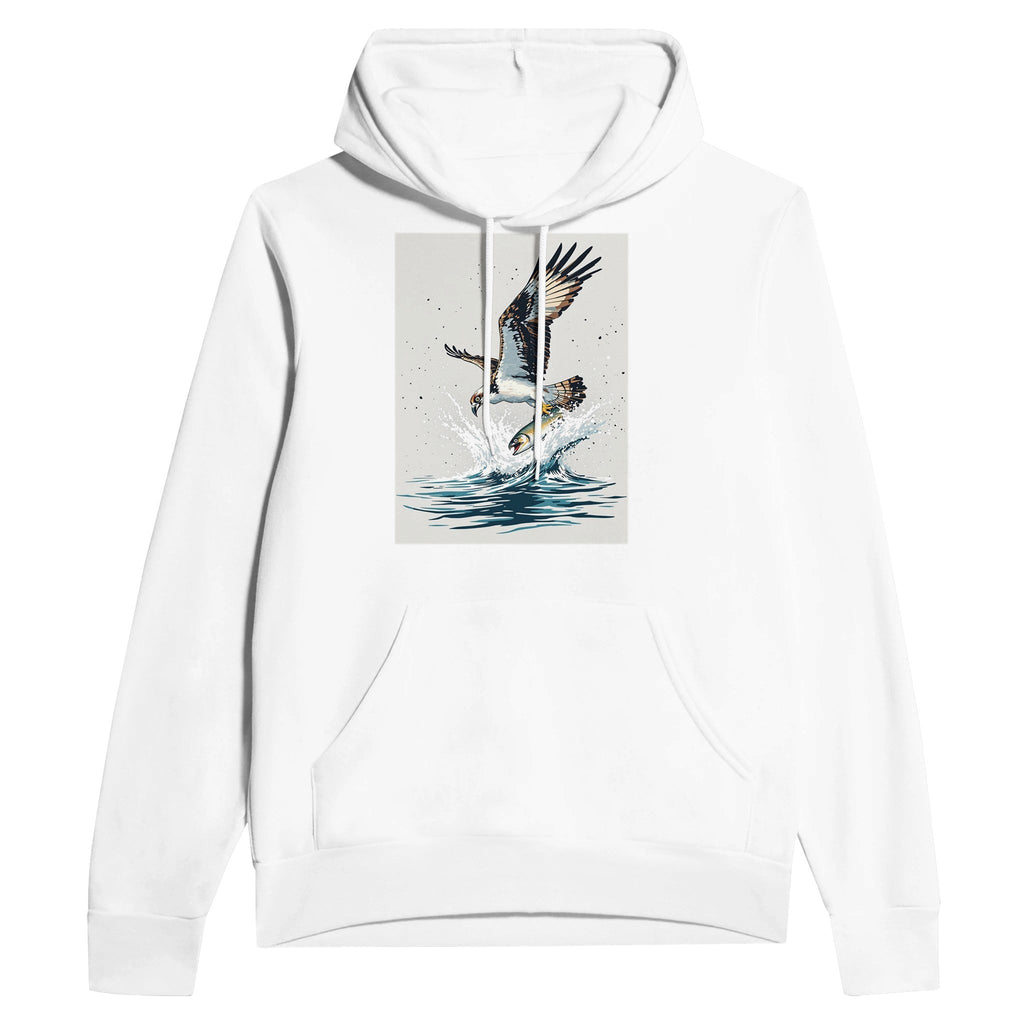 Osprey Fishing Bird Hoodie | Wildlife Gift | UK Print - Wild Thread Co