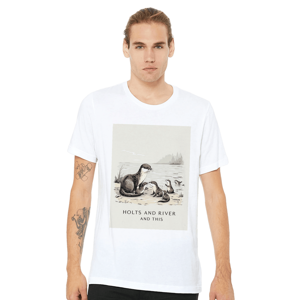 Otter Family Shirt UK | British Wildlife Tee | River Pups Gift - Wild Thread Co