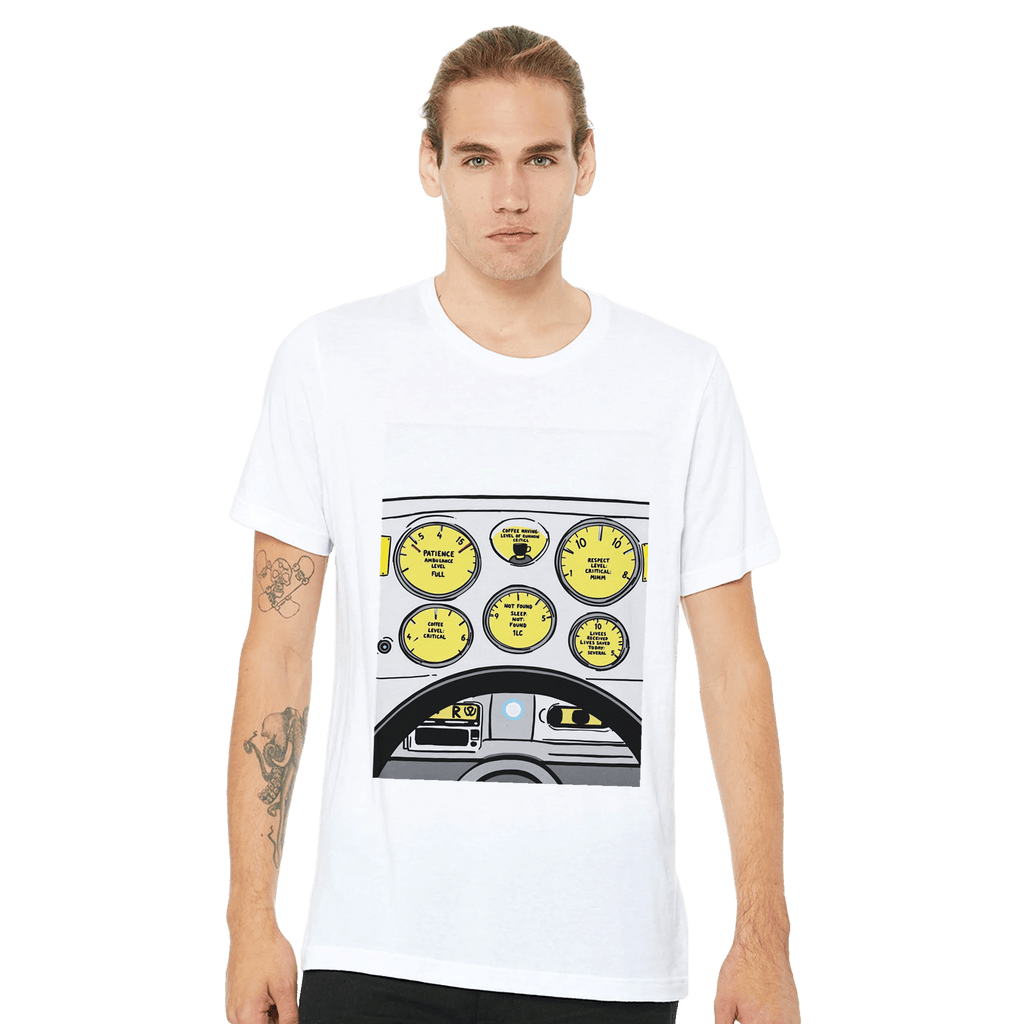 Paramedic Gift Uk Ambulance Dashboard Funny Nhs T-shirt Coffee Level Critical Mu - Wild Thread Co
