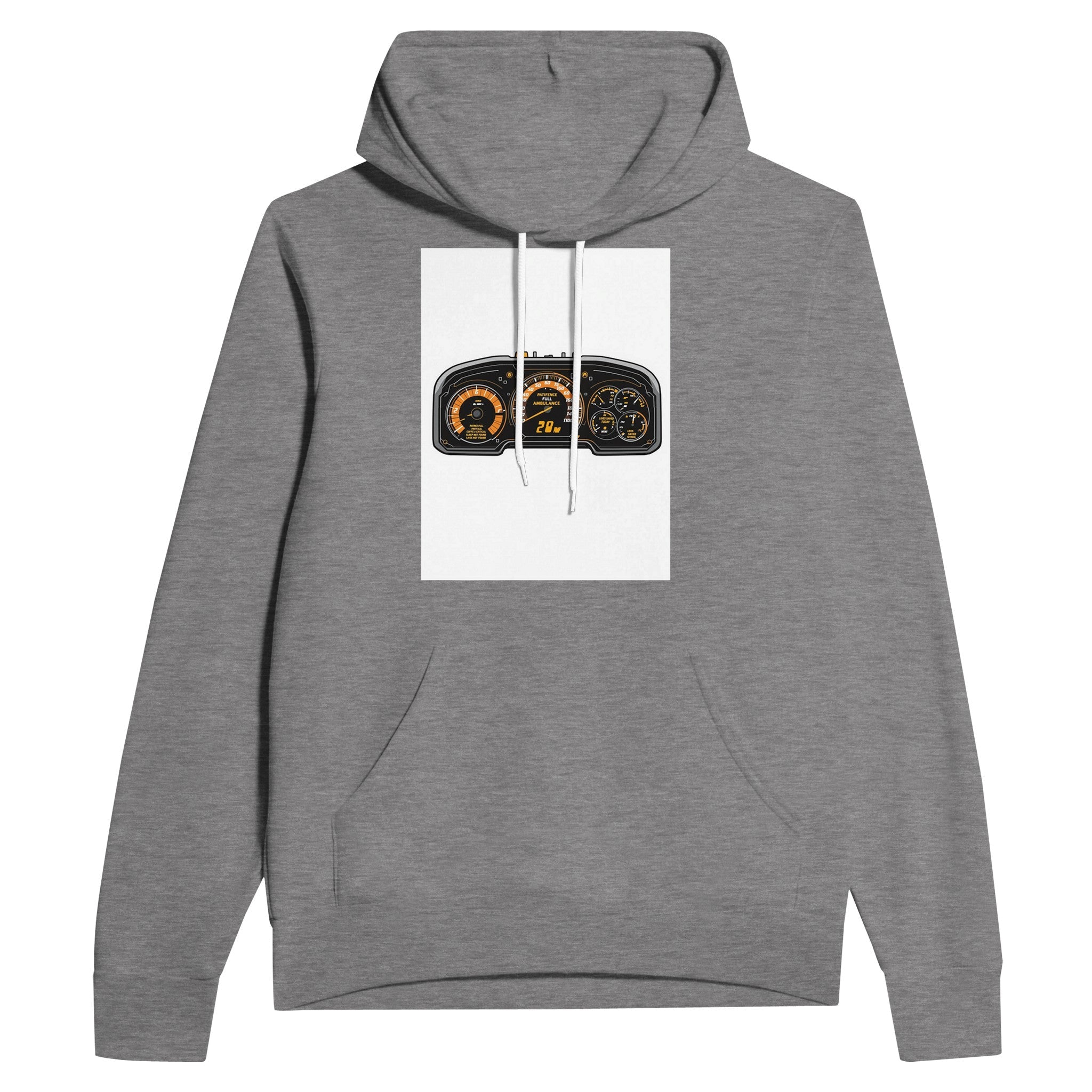 Paramedic Instrument Panel Hoodie | Funny Ambulance NHS Gift UK - Wild Thread Co