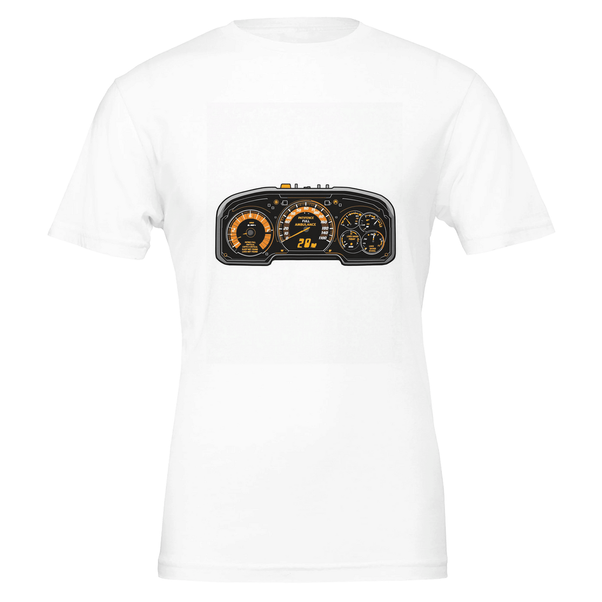 Paramedic Instrument Panel T-Shirt | Funny Ambulance NHS Gift UK - Wild Thread Co
