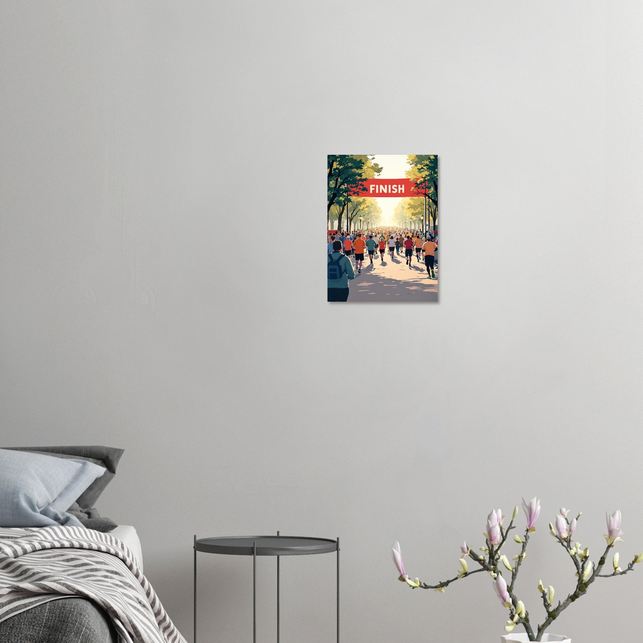 Parkrun Saturday Community 5k Art Print Art Print — detail view | Wild Thread Co