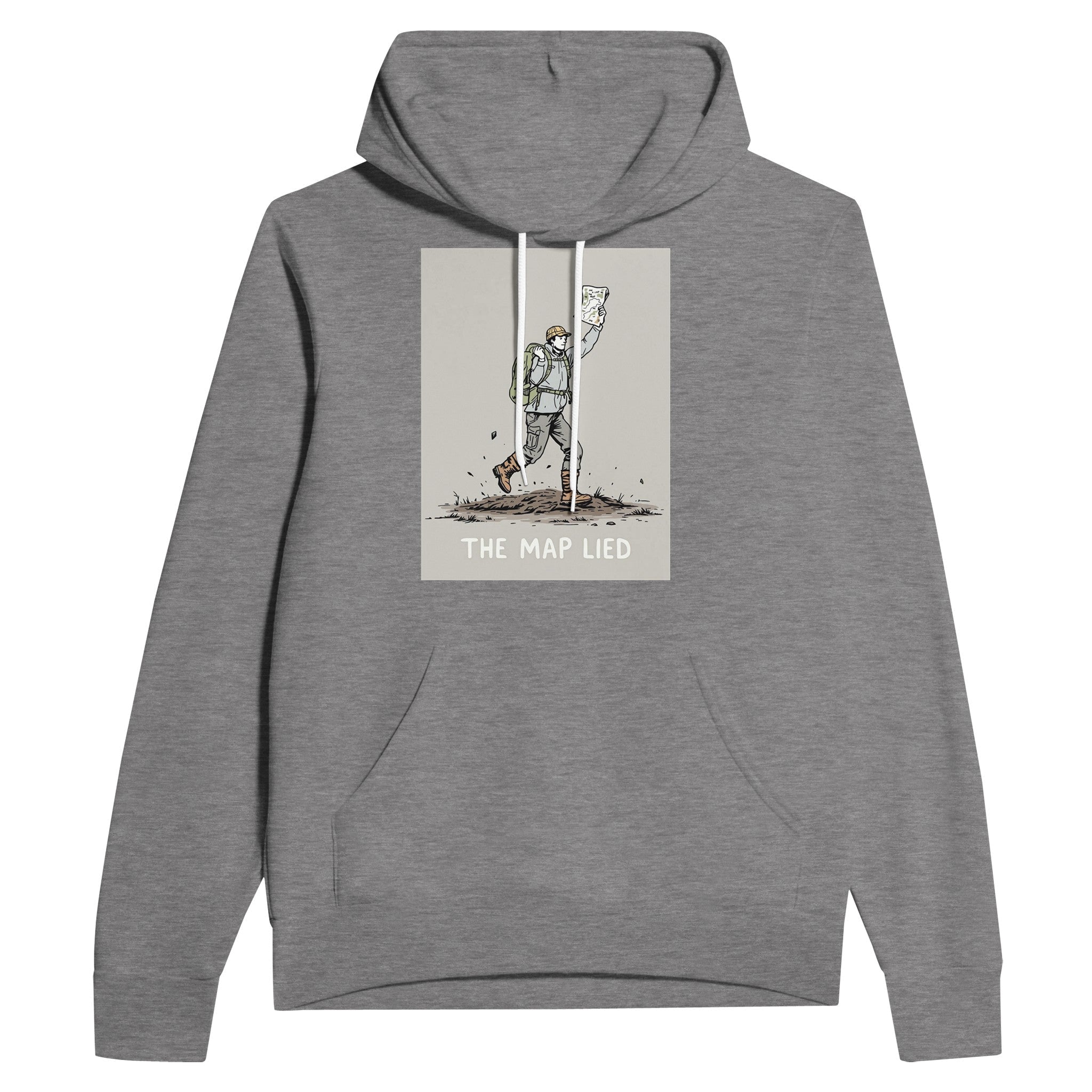 Peat Bog Navigation Humour Hoodie | Hiking Gift for Walkers - Wild Thread Co