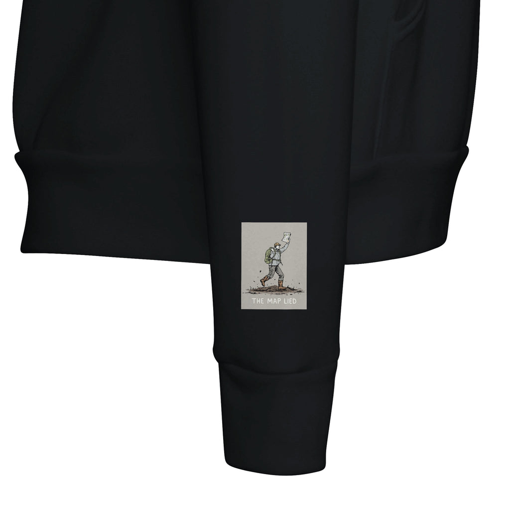 Peat Bog Navigation Humour Hoodie | Hiking Gift for Walkers - Wild Thread Co