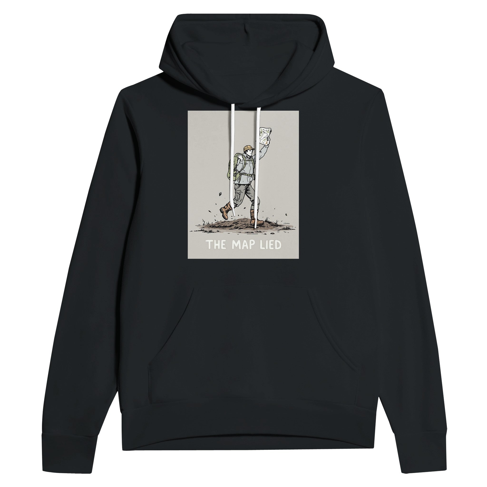 Peat Bog Navigation Humour Hoodie | Hiking Gift for Walkers - Wild Thread Co