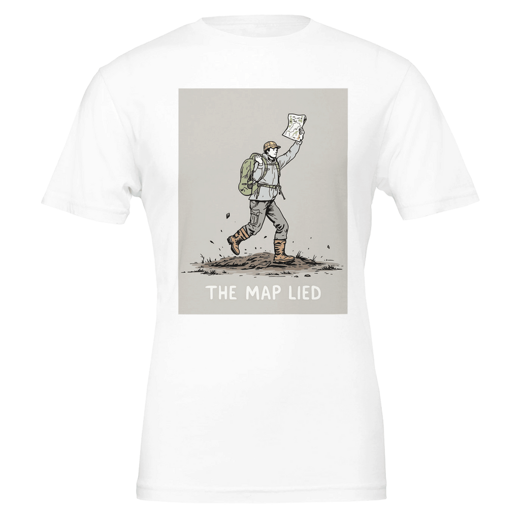 Peat Bog Navigation Humour T-Shirt | Hiking Gift for Walkers - Wild Thread Co