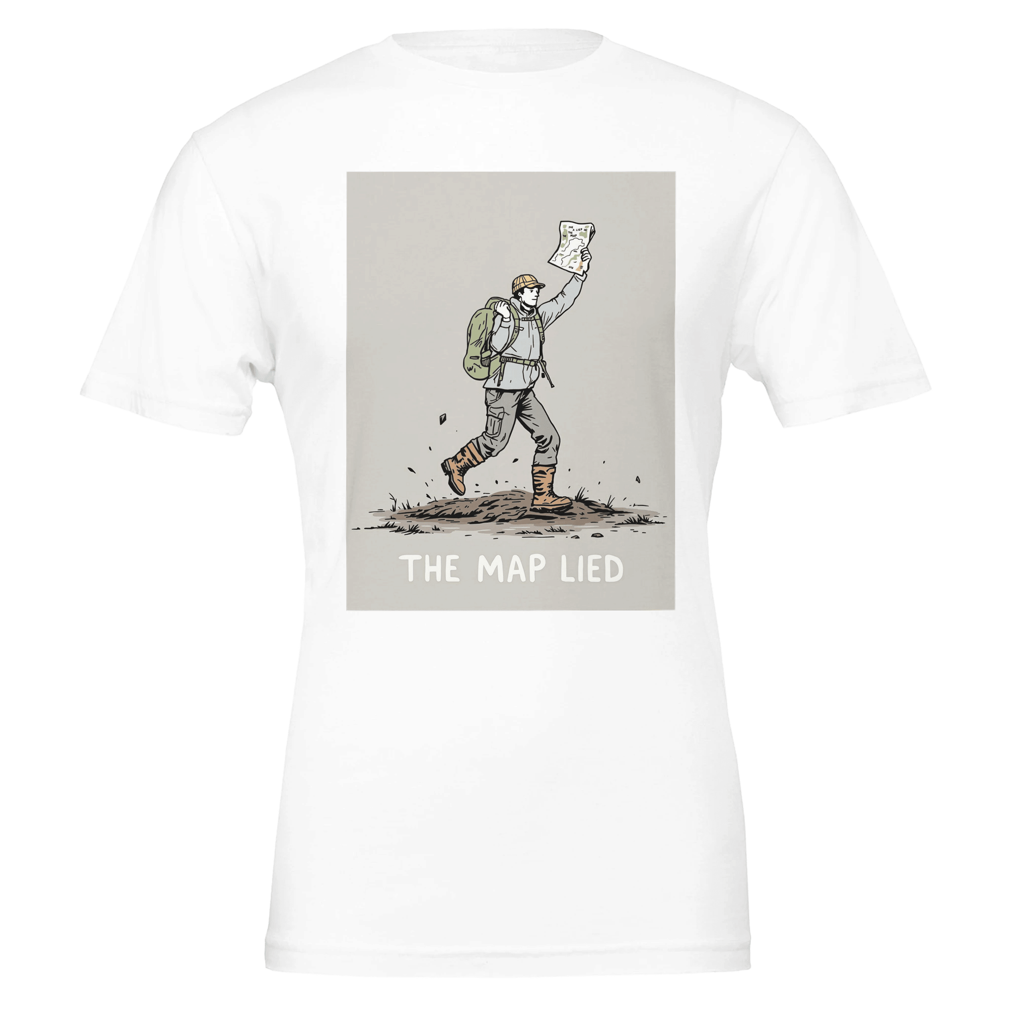 Peat Bog Navigation Humour T-Shirt | Hiking Gift for Walkers - Wild Thread Co