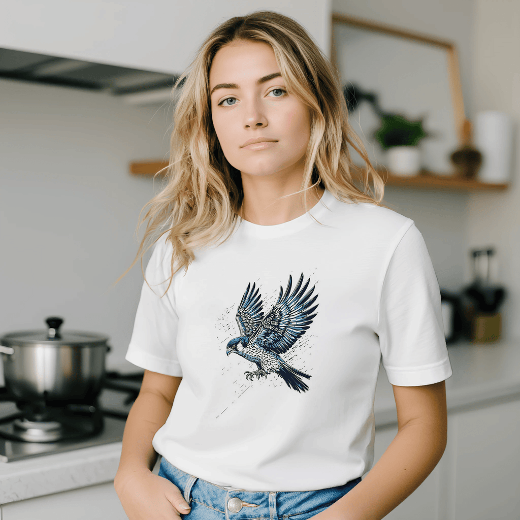 Peregrine Falcon Shirt | Fastest Thing Alive | Raptor Gift UK | T-Shirt UK - Wild Thread Co
